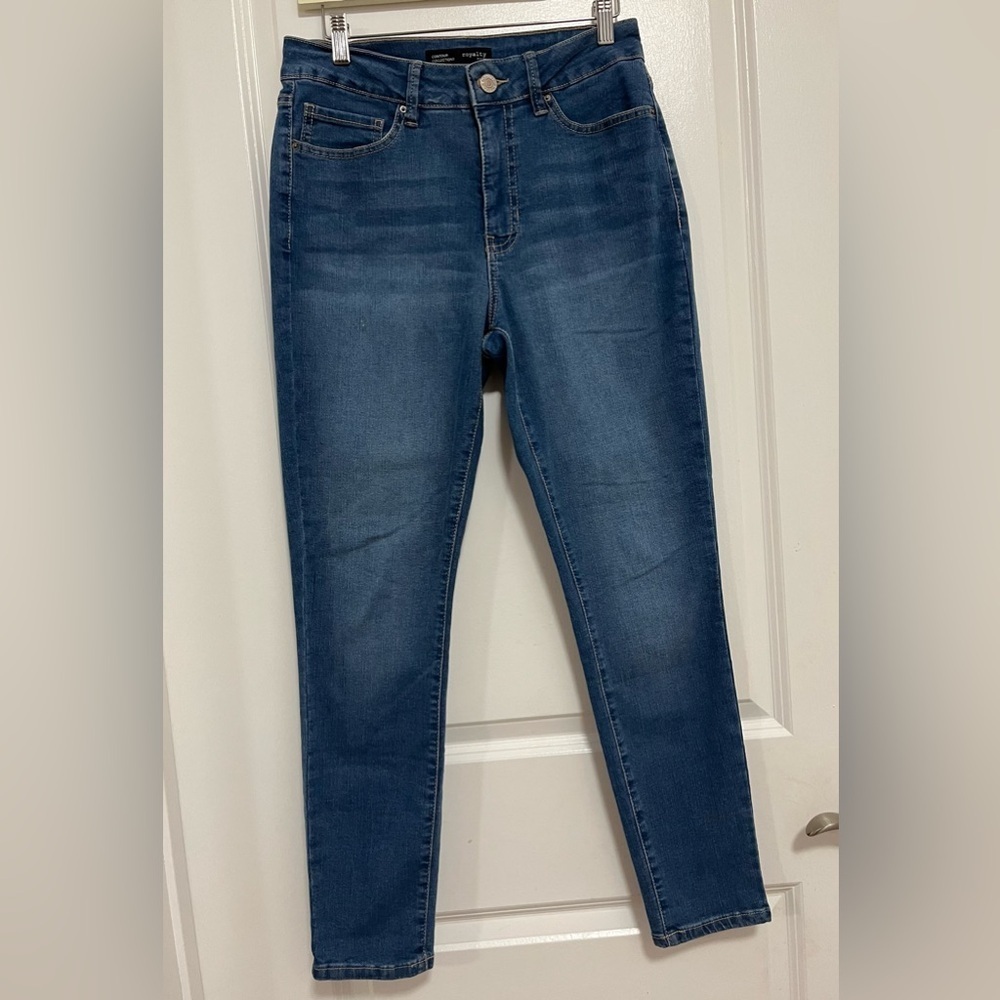 Royalty For Me Contour Collection Skinny Jeans Size 8 Stretch Denim